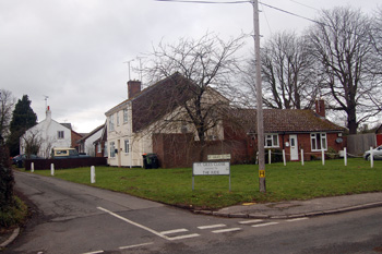 The site of the 18th century Vicarage January 2010